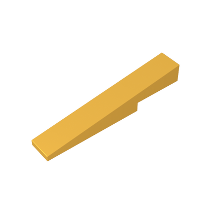 GDS-90507 - Brick Sloped 1 x 6 x 1 with 1 x 2 x 1/3 Cutout
