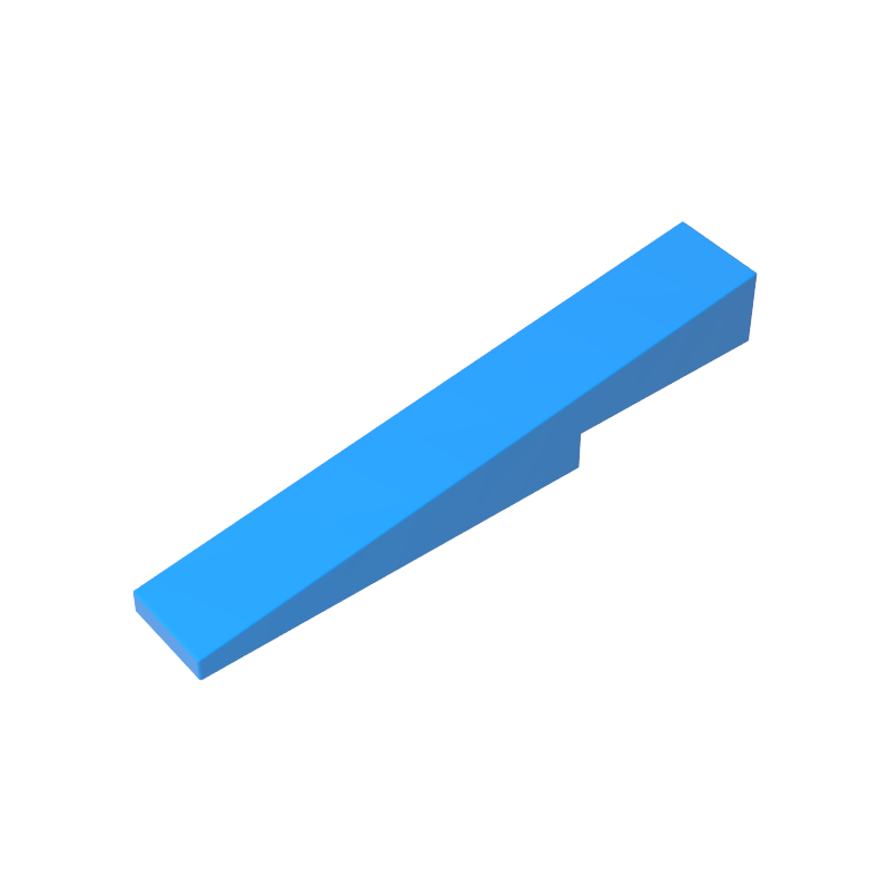 GDS-90507 - Brick Sloped 1 x 6 x 1 with 1 x 2 x 1/3 Cutout