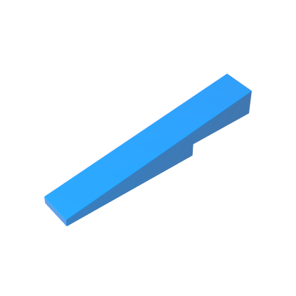 GDS-90507 - Brick Sloped 1 x 6 x 1 with 1 x 2 x 1/3 Cutout