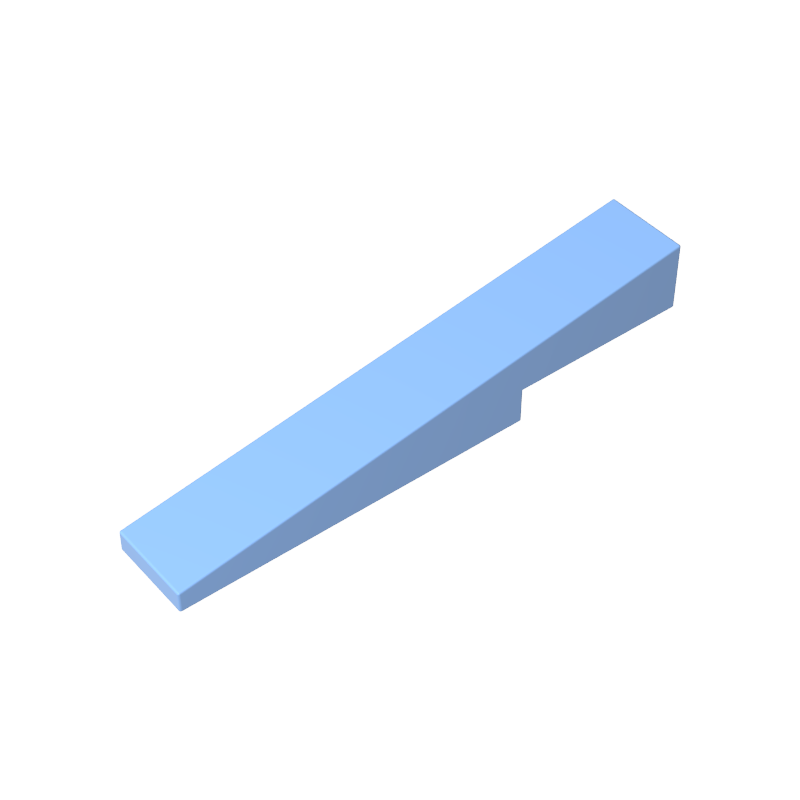 GDS-90507 - Brick Sloped 1 x 6 x 1 with 1 x 2 x 1/3 Cutout