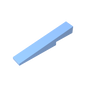 GDS-90507 - Brick Sloped 1 x 6 x 1 with 1 x 2 x 1/3 Cutout