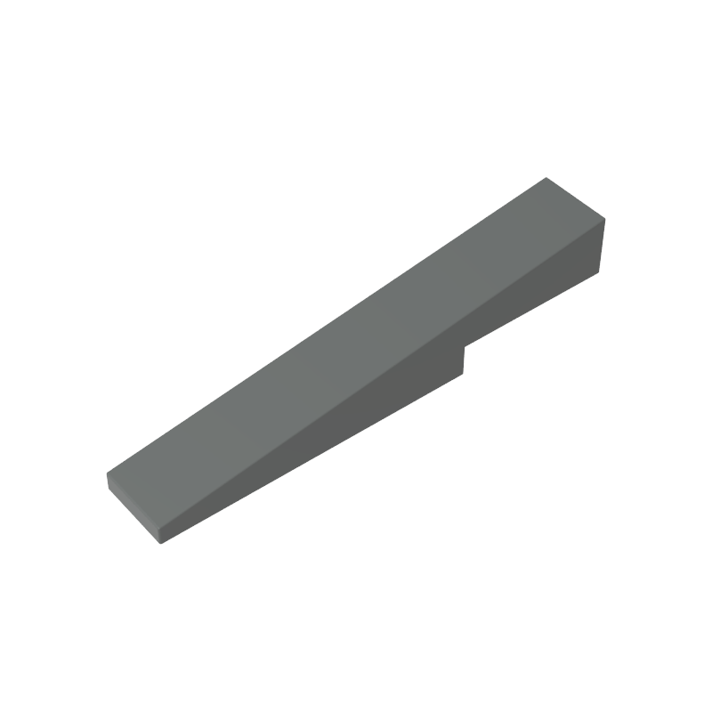 GDS-90507 - Brick Sloped 1 x 6 x 1 with 1 x 2 x 1/3 Cutout