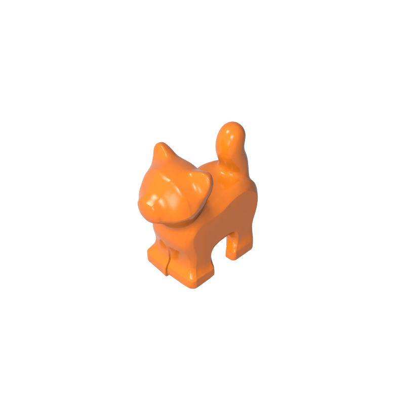 GDS-90559 - Animal, Cat, Kitten, Short Tail [PLAIN]