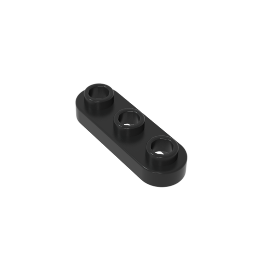 GDS-90572 - Plate Special 1 x 3 Rounded with 3 Open Studs