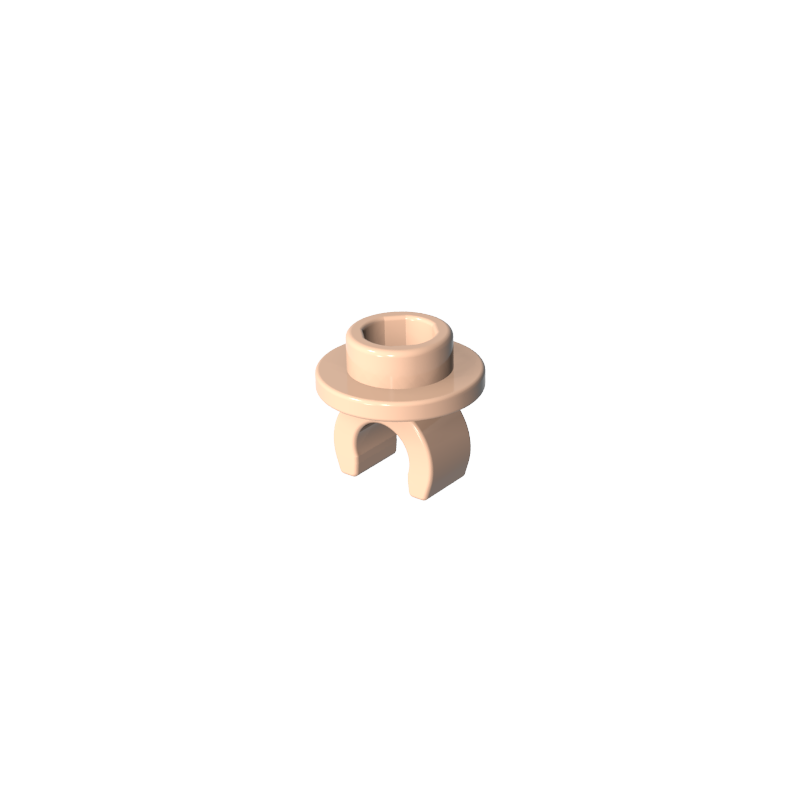 GDS-90584 - Plate Special Round 1 x 1 with Hollow Stud and Underside Clip