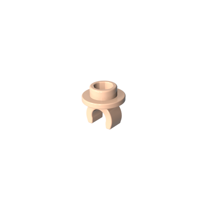 GDS-90584 - Plate Special Round 1 x 1 with Hollow Stud and Underside Clip