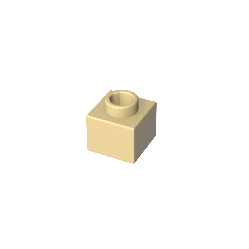 GDS-90615 - Plate 1 x 1 x 2/3 with Open Stud
