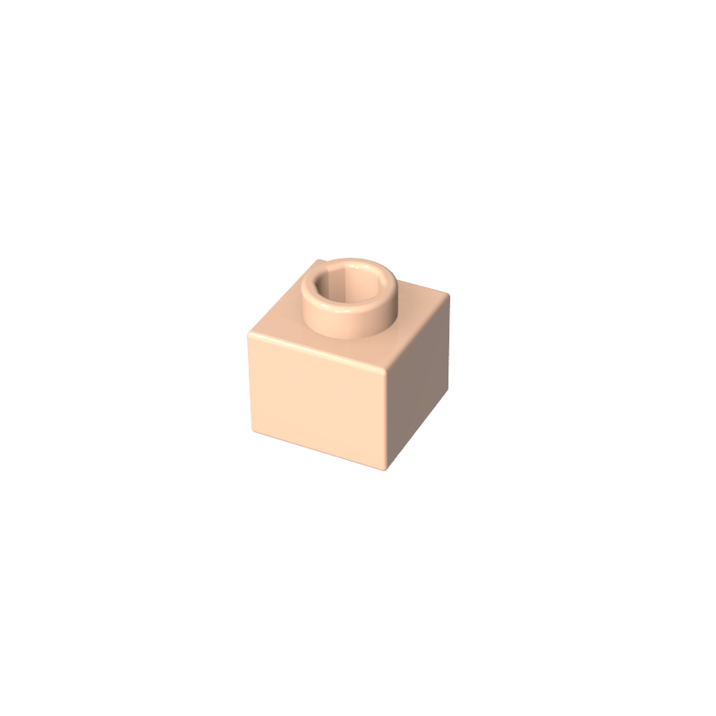 GDS-90615 - Plate 1 x 1 x 2/3 with Open Stud