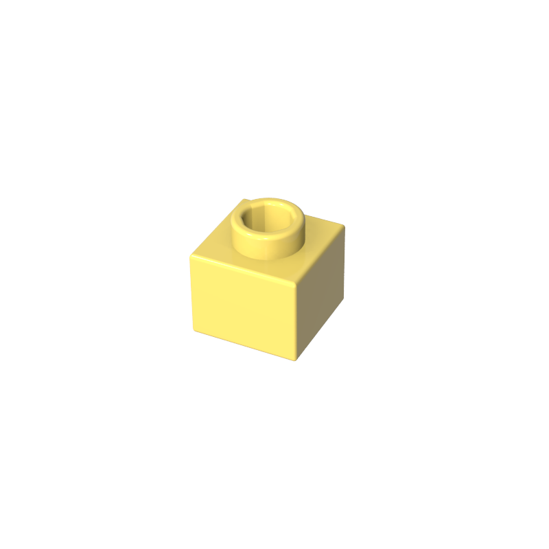 GDS-90615 - Plate 1 x 1 x 2/3 with Open Stud