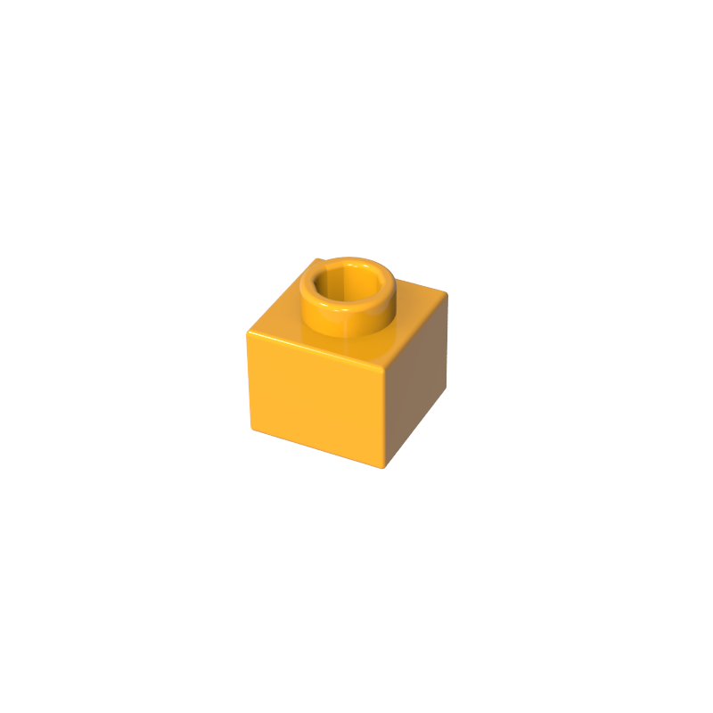 GDS-90615 - Plate 1 x 1 x 2/3 with Open Stud
