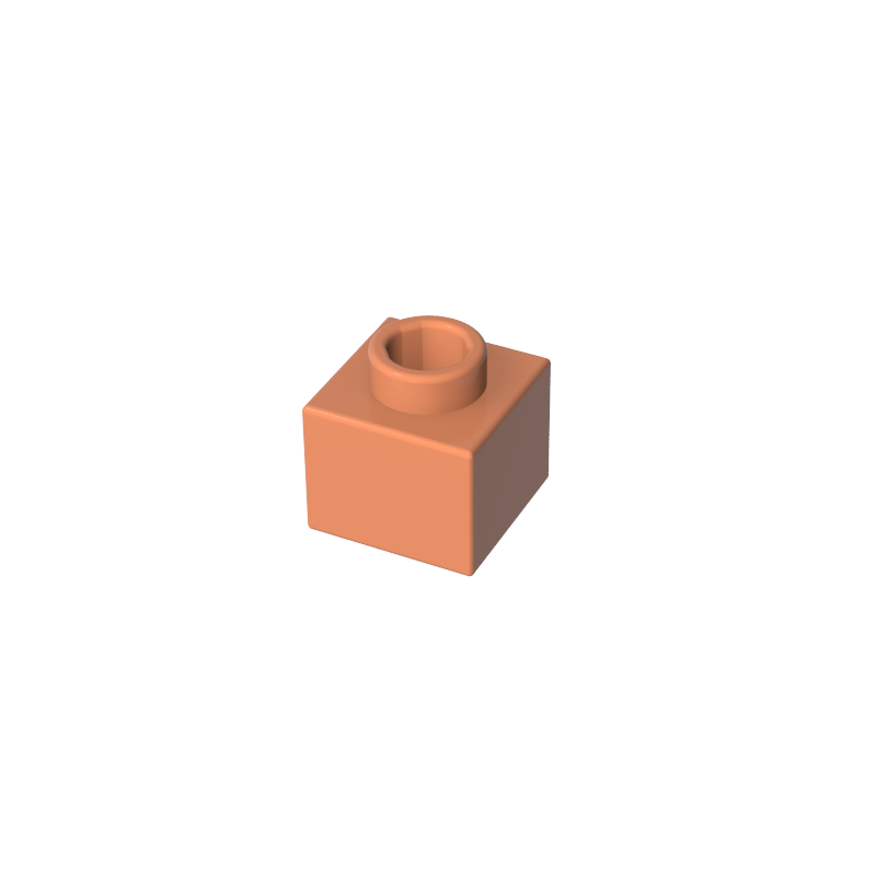 GDS-90615 - Plate 1 x 1 x 2/3 with Open Stud