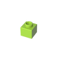 GDS-90615 - Plate 1 x 1 x 2/3 with Open Stud