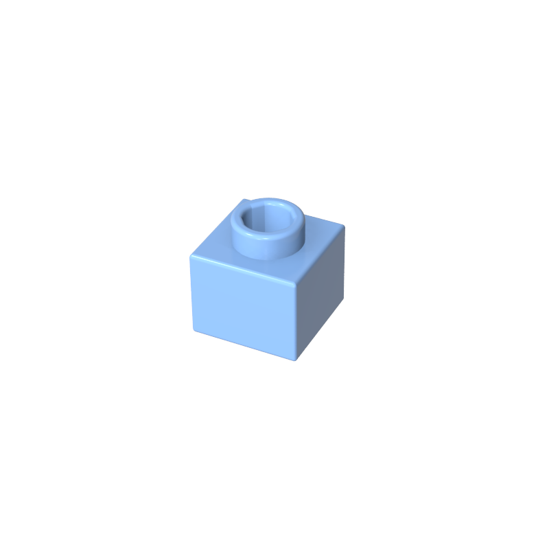 GDS-90615 - Plate 1 x 1 x 2/3 with Open Stud