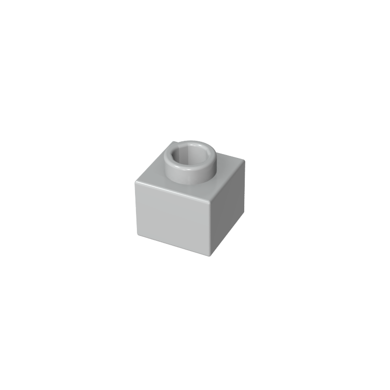 GDS-90615 - Plate 1 x 1 x 2/3 with Open Stud