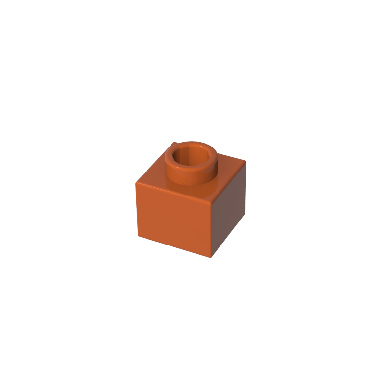 GDS-90615 - Plate 1 x 1 x 2/3 with Open Stud