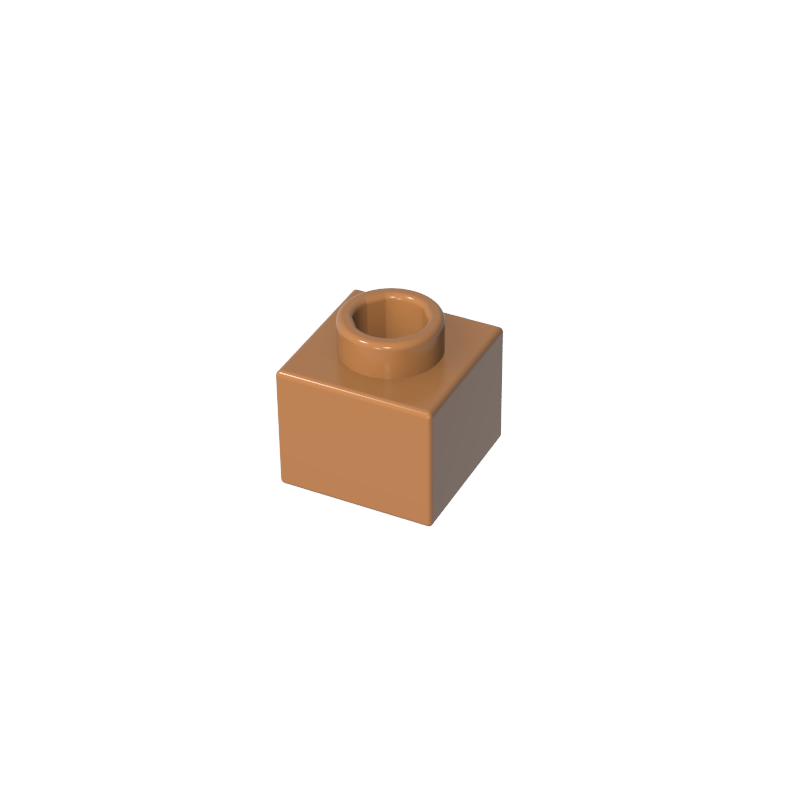 GDS-90615 - Plate 1 x 1 x 2/3 with Open Stud