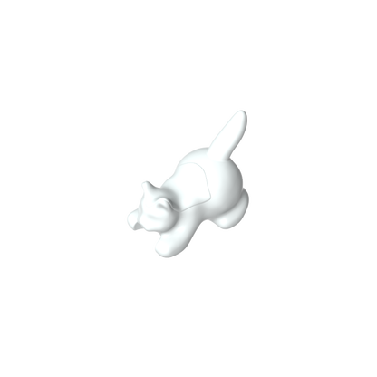 GDS-M1161 - Animal, Cat, Kitten Crouching [Plain]