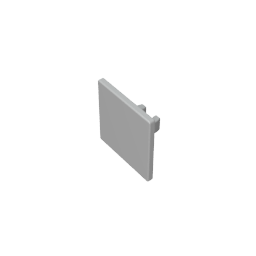 GDS-M291 - Road Sign Clip-on 2 x 2 Square [Thick Open O Clip]