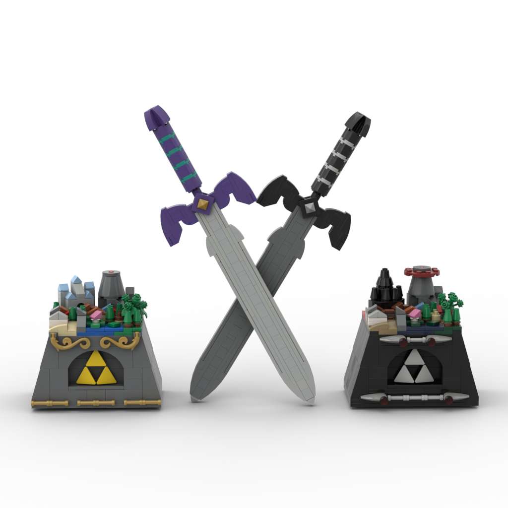 MOC-36344 Zelda MOC: The Master Sword & Dark Link Sword– MOC Brick