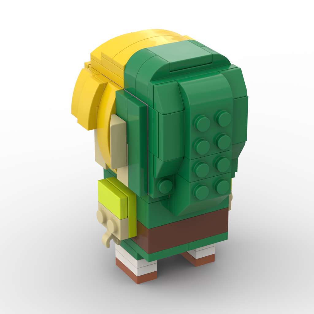 GOBRICKS MOC 79861 LINK (The Legend of Zelda: Four Swords Adventures)