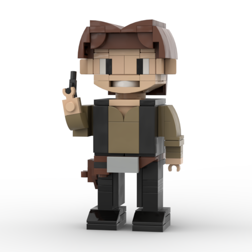 MOC Han Solo - Minecraft Size