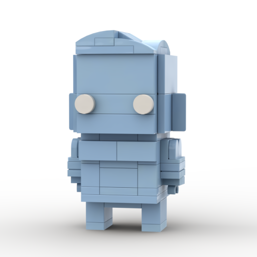 MOC Iceman - Brickheadz Size
