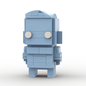 MOC Iceman - Brickheadz Size