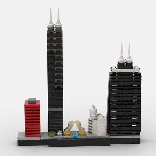 MOC-41250 Chicago skyline - the nano version
