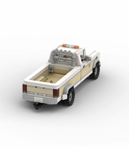 MOC-260638 Pickup truck F-250 building block educational toy model gift ornament