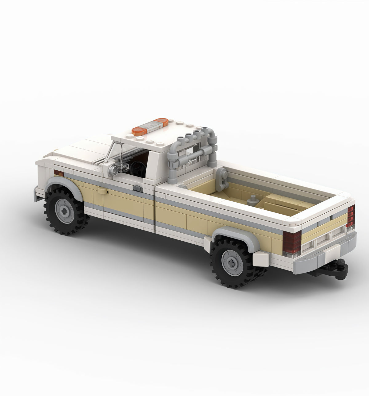 MOC-260638 Pickup truck F-250 building block educational toy model gift ornament