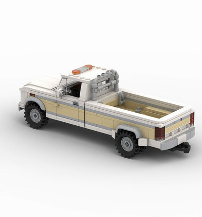MOC-260638 Pickup truck F-250 building block educational toy model gift ornament