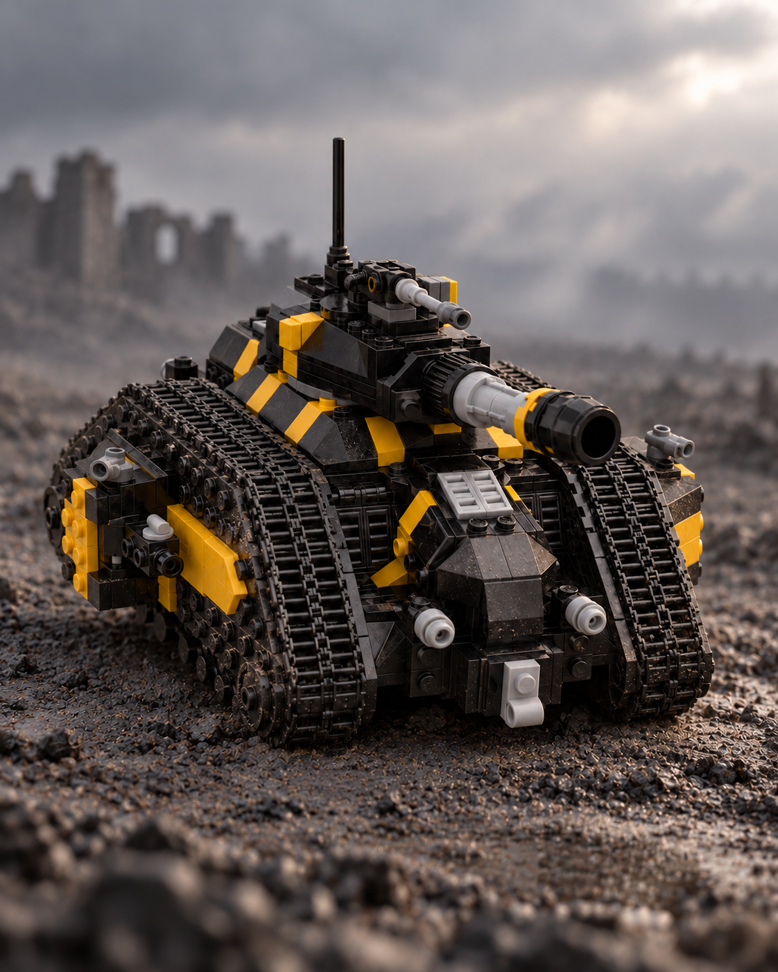 MOC-194659 Warhammer 40K-Leman Russ main battle tank building block educational toy model