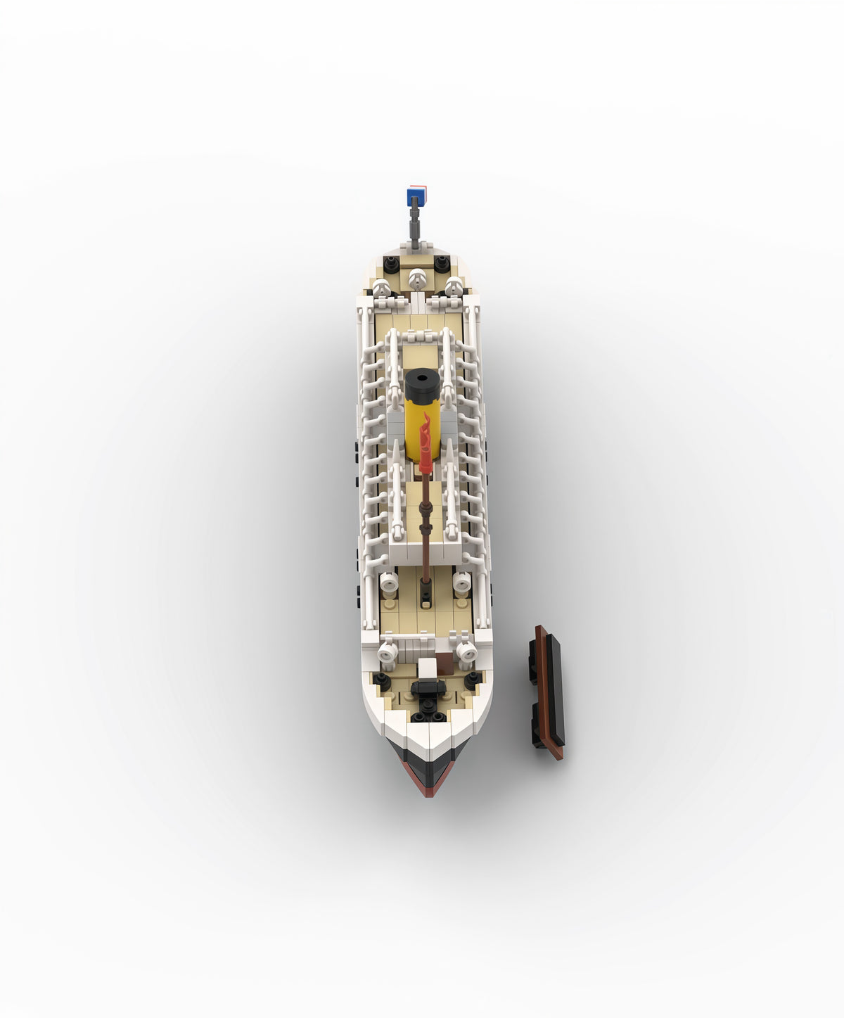 MOC-146032 Titanic Starship Nomad ship building block toy model ornaments