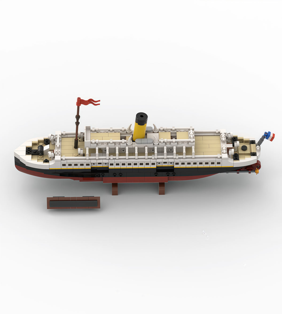 MOC-146032 Titanic Starship Nomad ship building block toy model ornaments