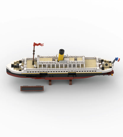 MOC-146032 Titanic Starship Nomad ship building block toy model ornaments