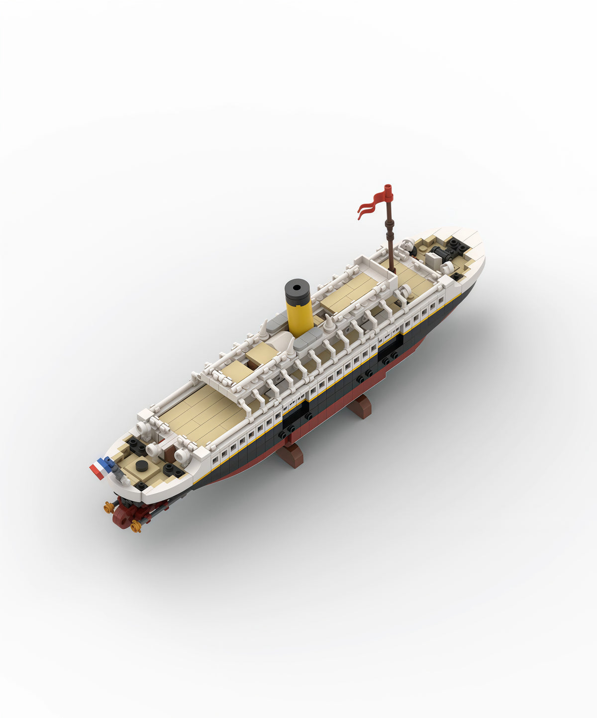 MOC-146032 Titanic Starship Nomad ship building block toy model ornaments