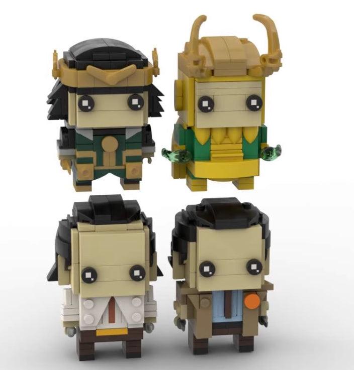 MOC Custom Marvel Loki TV series Brickheadz