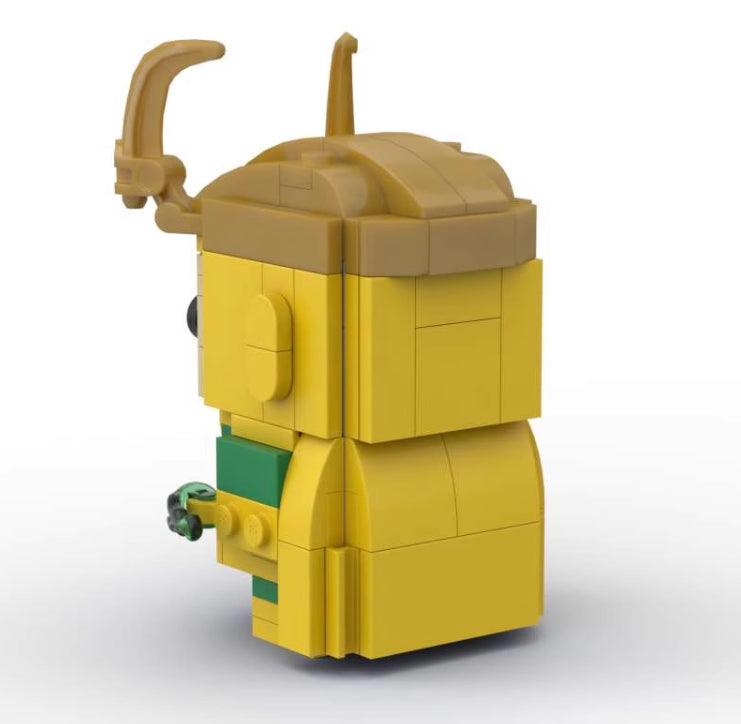 MOC Custom Marvel Loki TV series Brickheadz
