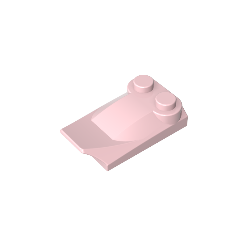 GDS-M018 - Wedge Curved 2 x 3 x 2/3 Two Studs, Wing End