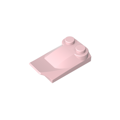 GDS-M018 - Wedge Curved 2 x 3 x 2/3 Two Studs, Wing End