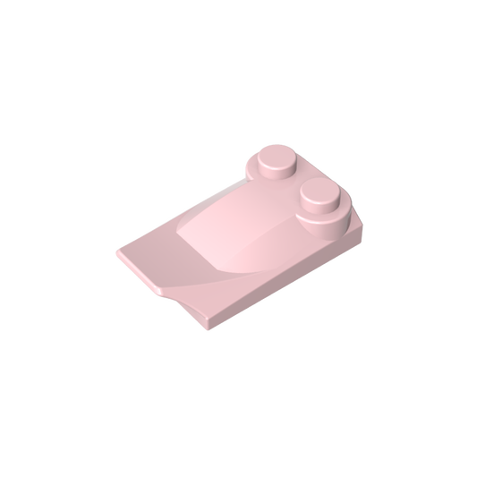 GDS-M018 - Wedge Curved 2 x 3 x 2/3 Two Studs, Wing End