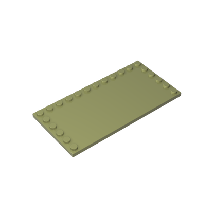 GDS-M049 - Plate Special 6 x 12 with Studs on 3 Edges