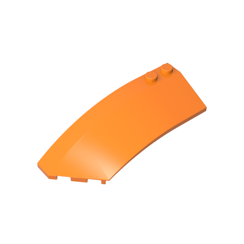 GDS-M059 - Wedge Curved 8 x 3 x 2 Open Left [Plain]