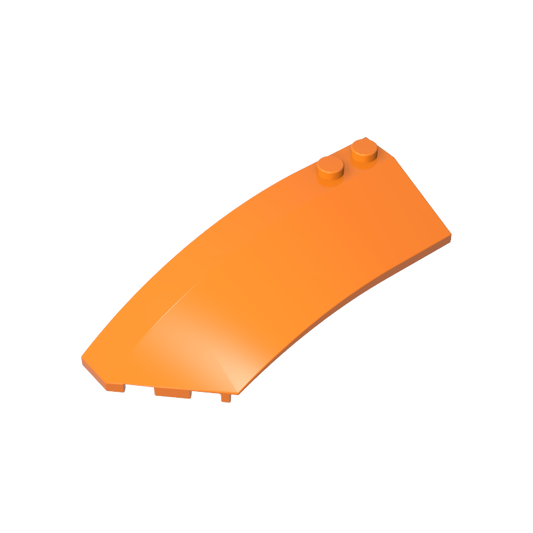 GDS-M059 - Wedge Curved 8 x 3 x 2 Open Left [Plain]