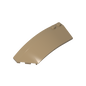 GDS-M059 - Wedge Curved 8 x 3 x 2 Open Left [Plain]
