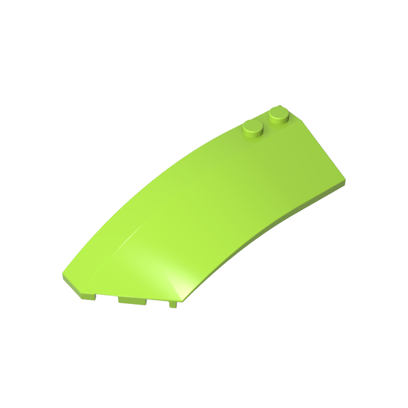 GDS-M059 - Wedge Curved 8 x 3 x 2 Open Left [Plain]