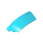 GDS-M059 - Wedge Curved 8 x 3 x 2 Open Left [Plain]