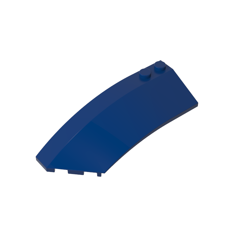 GDS-M059 - Wedge Curved 8 x 3 x 2 Open Left [Plain]