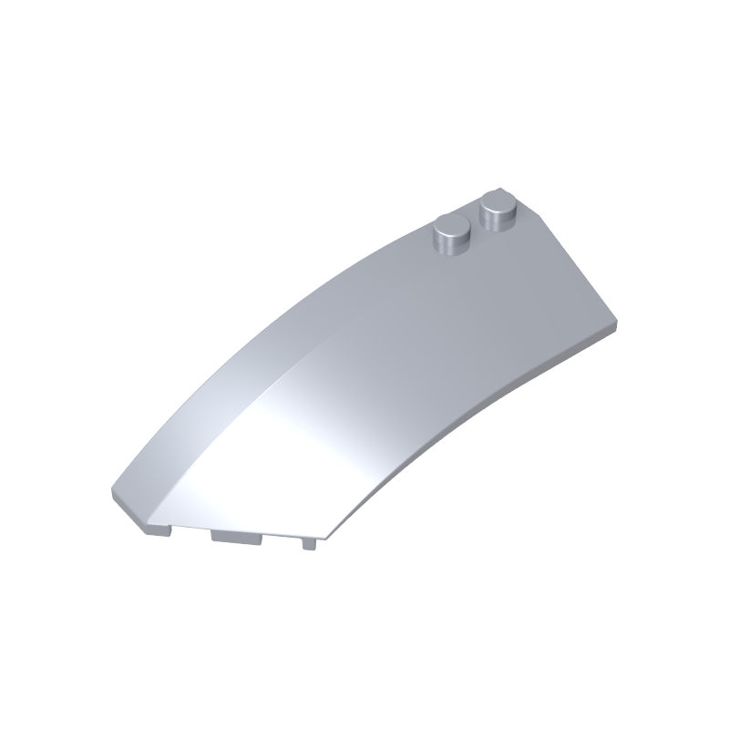 GDS-M059 - Wedge Curved 8 x 3 x 2 Open Left [Plain]