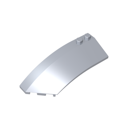GDS-M059 - Wedge Curved 8 x 3 x 2 Open Left [Plain]